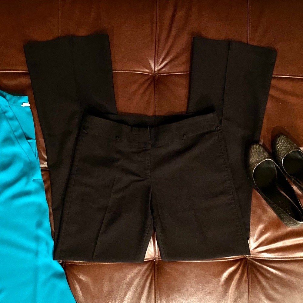 Trixxi Black Flared Trouser Dress Pants Jr 5 EUC